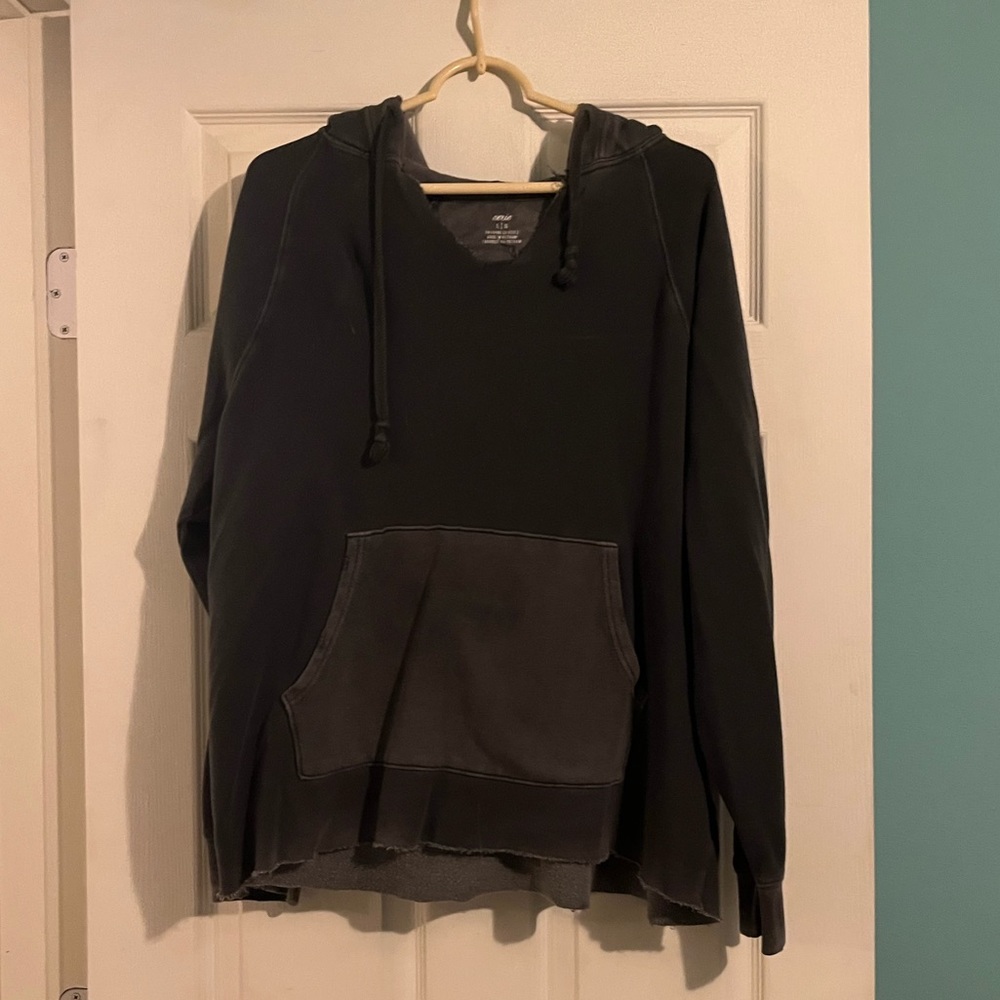Aerie distressed hoodie. Size large